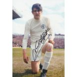 Football Autographed Norman Hunter 12 X 8 Photo: Col, Depicting Leeds United Centre-Half Norman