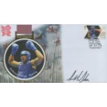 Anthony Joshua - Boxing signed London 2012 gold collection FDC. Good condition. All autographs are