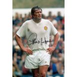 Football Autographed John O'hare 12 X 8 Photo: Col, Depicting Leeds United's John O'hare In Action
