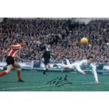 Football Autographed Trevor Cherry 12 X 8 Photo: Col, Depicting Leeds United's Trevor Cherry