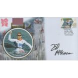 Ed McKeever - Canoe signed London 2012 gold collection FDC. Good condition. All autographs are