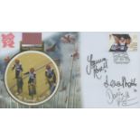 King, Roswell, Trott - Cycling signed London 2012 gold collection FDC. Good condition. All