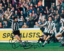 Malcom Macdonald signed Newcastle United 10x8 inches colour photo. Good condition. All autographs