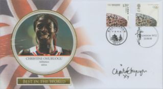 Christine Ohuruogu - Athletics signed Best in the World FDC. Good condition. All autographs are