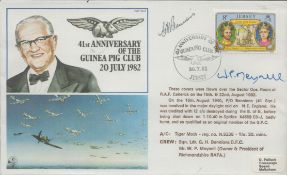 W P Meynell signed Guinea pig club cover. Good condition. All autographs are genuine hand signed and