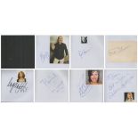 Autograph Album Collection 79 signed. Signatures include Bill Bailey an English musician, camedian &