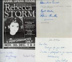 Assorted Collection signed. Signatures include 1xTLS Thank you letter Denis Quilley was a British