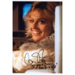 Mary Stavin signed 9x6inch colour photo from A View to a kill. Good condition. All autographs are