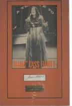 Mama' Cass Elliot (1941 1974) Singer Signed Album Page With 11x18 Mounted Photo Display. Good