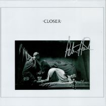 Peter Hook signed 10x10inch Closer photo. Good condition. All autographs are genuine hand signed and