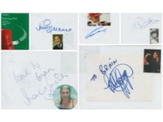 Writing Pad Autograph Collection Approx. 80 Signatures include Niki Lauda was an Austrian Formula