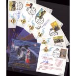 Golden Jubilee of the Belgian Air Force signed cover collection. 6 in total. Good condition. All