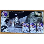 Space Astronaut Gene Cernan signed 30th ann Apollo 17 cover, 11th Moonwalker/ Eugene Andrew