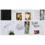 Autograph Album Collection 75 signed. Signatures include is an English guitarist, songwriter, singer