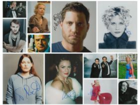 TV/Film Collection 12 x signed signatures include Christian Tramitz & Christian Ulmen als Agenten-