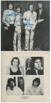 Dire Straits signed 10x10inch black and white photo. Good condition. All autographs are genuine hand