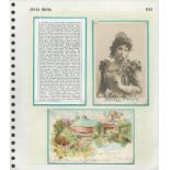 Opera Dame Nellie Melba signed vintage 6 x4 b/w photo set on A4 sheet with corner mounts with