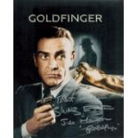 Shirley Eaton signed 10x8inch colour photo from Goldfinger. Character name added to signature.