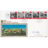 Lt Col TBH Otway signed 50th anniv The D-day landings FDC. Good condition. All autographs are