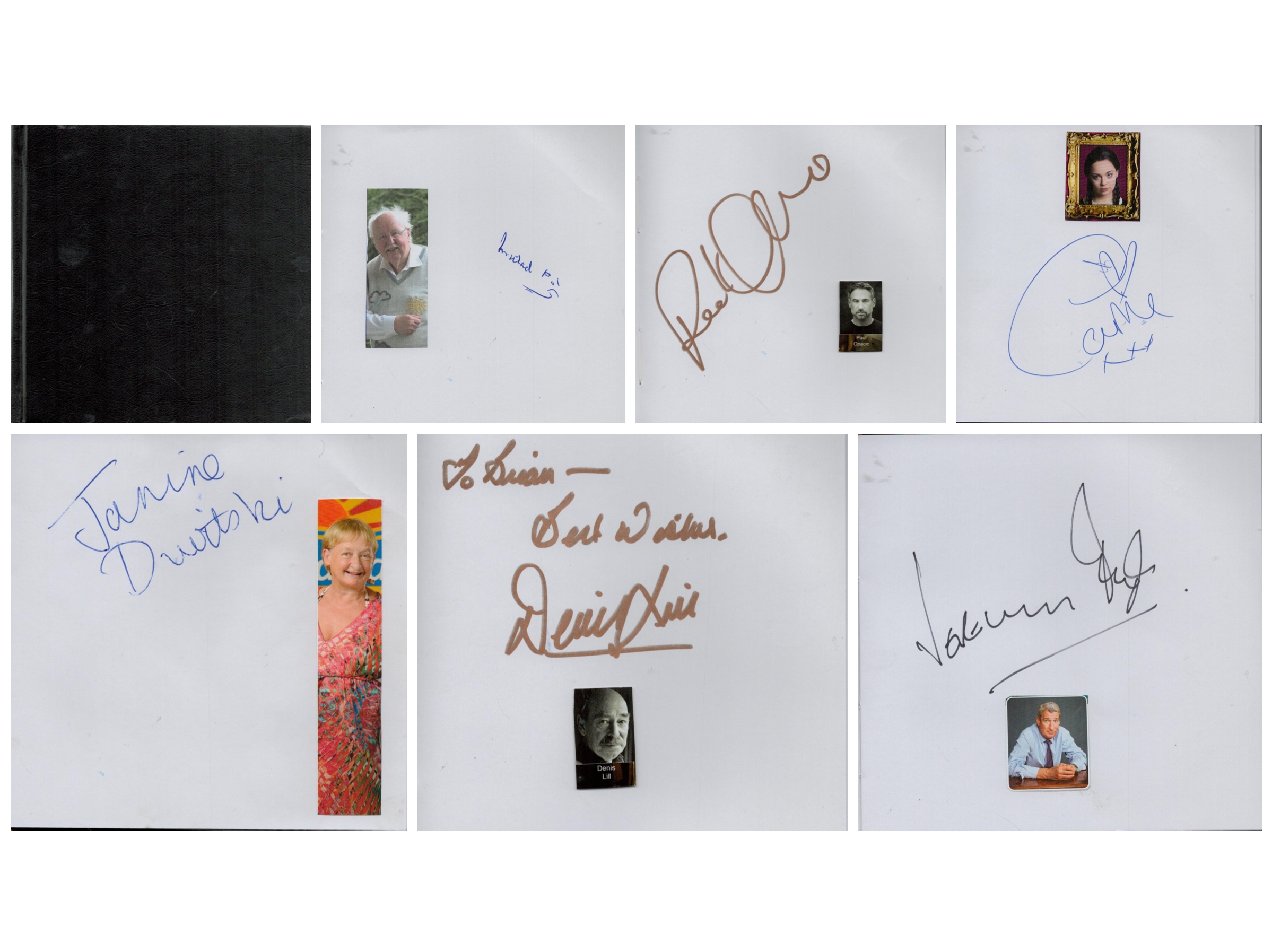 Autograph Album Collection 78 signed. Signatures include Carrie Hope Fletcher an English actress,