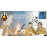 Apollo15 moonwalker Dave Scott and CMP Alfred Worden signed Space cover NASA Astronauts. 2001 30th