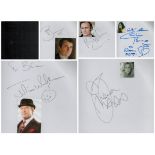 Autograph Album Collection 78 signed. Signatures include Phillip Glenister an English Actor. Phil