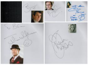 Autograph Album Collection 78 signed. Signatures include Phillip Glenister an English Actor. Phil