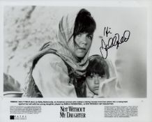 Sally Field American Actress Signed 'Not Without My Daughter' 8x10 Promo Photo . Good condition. All
