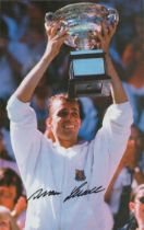 Ivan Lendl 15x10 inch colour photo pictured with after winning the French Open. Good condition.