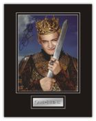 SALE! Game Of Thrones Jack Gleeson hand signed professionally mounted display. This beautiful