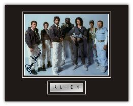 SALE! Alien John Hurt (d) hand signed professionally mounted display. This beautiful display