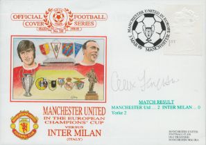 Alex Ferguson signed Manchester United versus Inter Milan In the European Champions Cup Offical