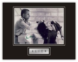 SALE! Alien Ian Holm (d) hand signed professionally mounted display. This beautiful display consists