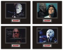 SALE! Lot of 4 Hellraiser hand signed professionally mounted displays. These beautiful displays