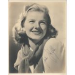 Barbara Bel Geddes (1922-2005), a signed 10x8 vintage photo. She was an American stage and screen