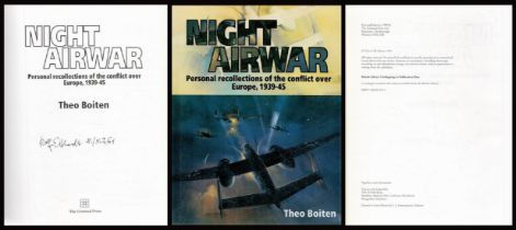 WWII Rolf Ebartd Signed Book Night Air war Personal Recollections of the conflict over Europe,