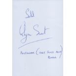 Glynn Sweet signed 6x4inch white card. Good condition. All autographs are genuine hand signed and