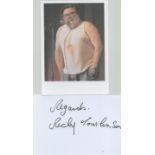 Ricky Tomlinson signed 6xinch colour photo. Good condition. All autographs are genuine hand signed