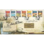 Harry Potter, a Royal Mail FDC signed by Alan Rickman, who played Severus Snape, Maggie Smith, who