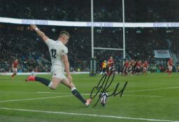 Rugby Union Owen Farrell signed 12x8 inch colour photo pictured in action for England at Twickenham.