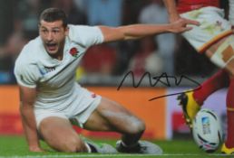 Rugby Union Johnny May Signed 12 x 8 inch Colour Glossy Photo. Signed in black ink. Good