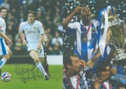 Football collection of 7 signed 12x8 photos signatures include Benni McCarthy, Juan Mata, David