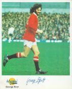 Football George Best signed 10x8 inch autographed editions colour photo. Good condition. All