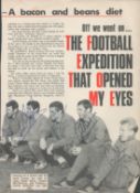 Football Arsenal legends multi signed 12x8 inch magazine page includes Terry Neil, Frank