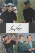 Golf Gary Player 12x8 inch signature piece includes signed album page and four colour photos