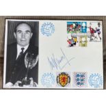 Sir Alf Ramsay signed 1970 Scotland v England football FDC. Comes from the John "Jack" Murray