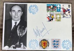 Sir Alf Ramsay signed 1970 Scotland v England football FDC. Comes from the John "Jack" Murray