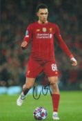 Football Trent Alexander Arnold signed 12x8 inch colour photo pictured while playing for