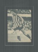 Football Mick Channon signed 16x12 inch overall mounted vintage black and white magazine photo