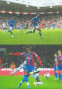 Football collection of 5 signed 12x8 photos signatures include Dwight McNeil, Eberechi Eze, Detlef
